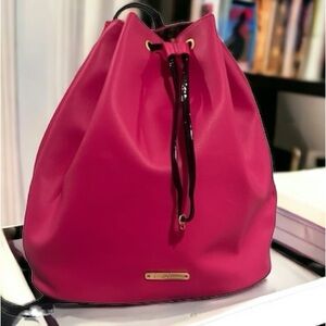 Juicy Couture Pink Drawstring Bag Backpack